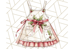Christmas Cottagecore Kitchen Clipart PNG, Holiday Decor Product Image 5
