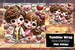 Bespoke 20oz Tumbler Artwork , 3D Characters Product Image 1