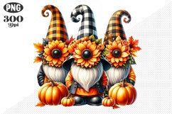 Halloween Gnomes Sublimation - Clipart PNG Design Product Image 1