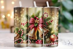 Christmas Bell Tumbler Wrap | Sublimation | Tumblers Product Image 1
