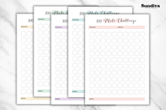 100 Mile Walking or Running Challenge Editable Template 2 Product Image 3
