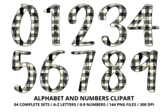 Halloween Alphabet Clipart PNG, watercolor letters doodle Product Image 5