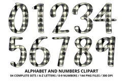Halloween Alphabet Clipart PNG, watercolor letters doodle Product Image 5
