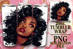 Dreamy escapes 20oz tumbler wrap, Xmas Girl Product Image 1