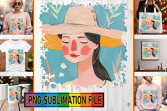 Stylish Beauty Watercolor Sublimation Product Image 1