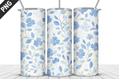 Flowers Tumbler Wrap | Sublimation Design | Tumbler PNG Product Image 1