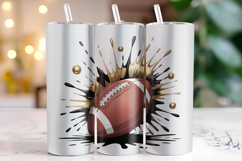 Soccer Tumbler Wrap | Sublimation | Tumblers Product Image 1