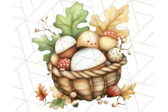 Whimsical Woodland Animals and Nature PNG, Forest Animals Product Image 5