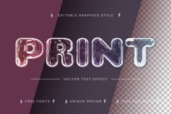 Glass Realistic - Editable Text Effect, Font Style Product Image 2