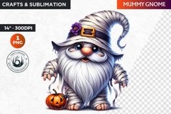 Halloween gnome clipart, Halloween clipart, Gnome PNG Product Image 1