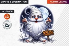 Halloween gnome clipart, Halloween clipart, Gnome PNG Product Image 1