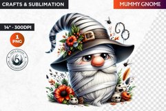 Halloween gnome clipart, Halloween clipart, Gnome PNG Product Image 1