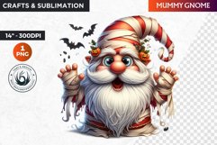 Halloween gnome clipart, Halloween sublimation clipart Product Image 1