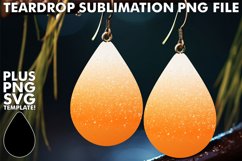 Shiny Ombre: Glitter Teardrop Earring Style Product Image 1