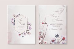 Santos &amp; Fernanda - Floral Wedding Invitation Product Image 1