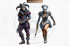 Slasher Movie Villains Horror Character Clipart Set Product Image 8