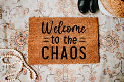 Funny Doormat Quotes SVG | Welcome To The Chaos Product Image 4