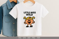 Little Miss Wild -SVG Design for Baby T-Shirts and Gifts Product Image 1
