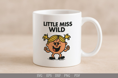 Little Miss Wild -SVG Design for Baby T-Shirts and Gifts Product Image 3