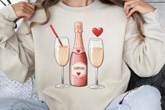 Cute Watercolor Valentines Day Clipart PNG Product Image 1