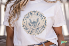 250 America Round Stamp PNG Bundle Product Image 4