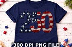 USA 250th Anniversary PNG, America 250 Flag Product Image 1