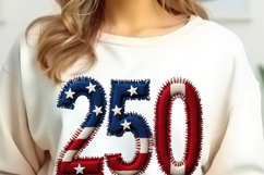 USA 1776 250th Anniversary PNG, America 250 Flag Product Image 4
