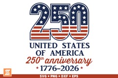 USA 250th anniversary SVG Bundle, America SVG, 4th of July Product Image 5