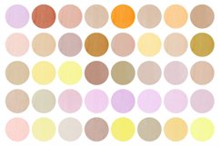 250 Watercolor Circles Clipart, png Product Image 2