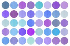 250 Watercolor Circles Clipart, png Product Image 5