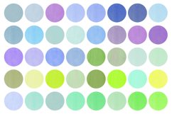 250 Watercolor Circles Clipart, png Product Image 6