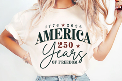 250 Years of America Patriotic Graphic 4th of July Svg Product Image 2