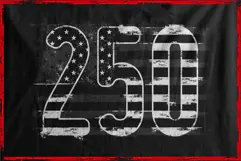 250 Years of American Independence Patriotic USA Design Gray Product Image 2