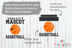 Basketball SVG | Basketball Template 001 | Shirt Design Product Image 5