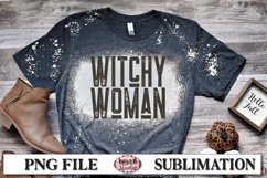 Witchy Woman Sublimation Design, Vintage Halloween Product Image 1