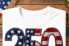 USA 250th Anniversary PNG, America 250 Flag Product Image 2