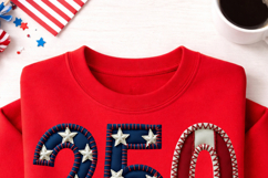 Patriotic 250th Anniversary PNG, America 250 Flag Product Image 3
