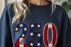 Patriotic 250th Anniversary PNG, America 250 Flag Product Image 6