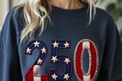 Patriotic 250th Anniversary PNG, America 250 Flag Product Image 6