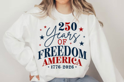 250th Anniversary Freedom America Patriotic Svg Design Product Image 4