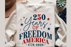 250th Anniversary Freedom America Patriotic Svg Design Product Image 2