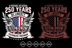 250Th Anniversary Patriotic Svg Design Product Image 1