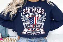 250Th Anniversary Patriotic Svg Design Product Image 5