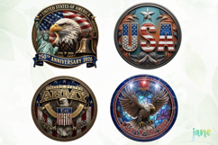 250th Anniversary USA PNG Product Image 1
