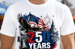 USA 250th Anniversary Patriotic Png Sublimtion Design Product Image 5