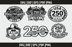 USA label SVG Cricut Cut File Product Image 2