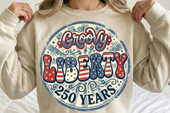 retro liberty 250, groovy patriotic png, 250th anniversary usa, 1776-2026 png, vintage 4th of july, wavy patriotic svg, liberty 250 png, american pride png, groovy usa sublimation, retro patriotic shirt