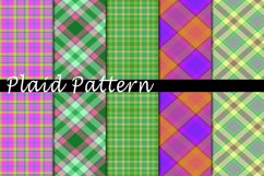 Plaid Pattern Digital Paper Bundle Product Image 1