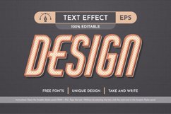 Vintage Editable Text Effect, Graphic Style Product Image 4