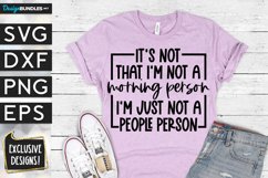 Morning Person SVG DXF PNG EPS Product Image 1